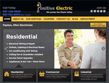 Tablet Screenshot of daytonelectrician.com